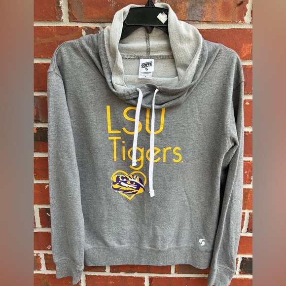 Soffe Tops - Soffe LSU Tigers Womens Long Sleeve Pullover Sweatshirt Size M Not a full hoodie